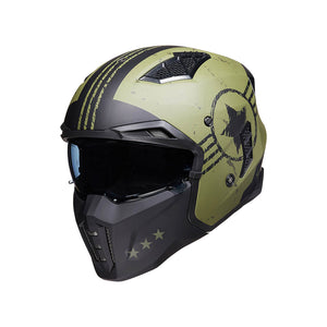 army style motorcycle helmets Soulja ILM Helmet Army Green – VIPPA